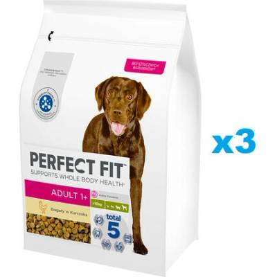 Perfect Fit Adult 1+ Kompletní krmivo pro dospělé psy velkých plemen, bohaté na kuře, 2,6 kg