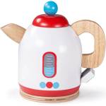 Bigjigs Toys - Дървена детска играчка чайник за детска кухня