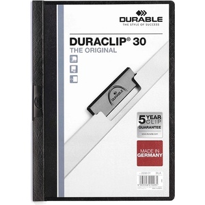 DURABLE Клипборд DURABLE Duraclip A/4 до 30 листа черен 220001 (220001)