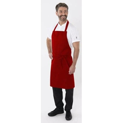 Dennys London Gastro zástěra DP10 Red 91x91cm