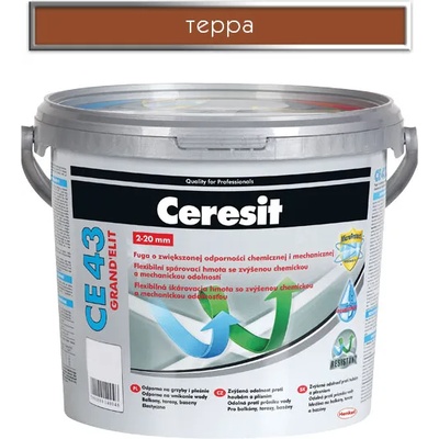 CERESIT ФУГА ГЪВКАВА СЕ43 5кг ТЕРРА (2164397)