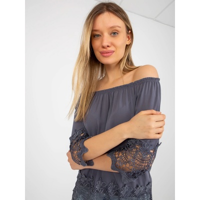 Lakerta španělská halenka LK-BZ-506188.32X grafit
