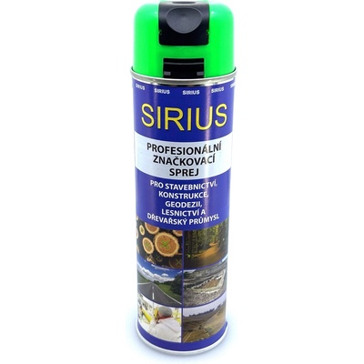 Sirius značkovací sprej 500 ml zelený