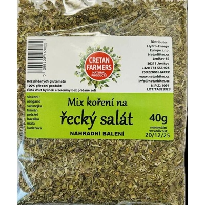 CRETAN FARMERS Mix koření na Řecký salát eko balení 40 g
