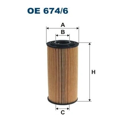 FILTRON Olejový filter OE 674/6