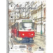Notes Kroužkový blok A5, linkovaný 50 listů