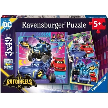 Ravensburger - Puzzle 3x49 Batwheels - 40 - 99 piese