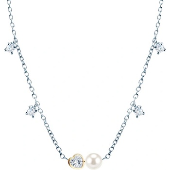 SAVICKI Колие Eterniàle, сребро, перли, цирконии