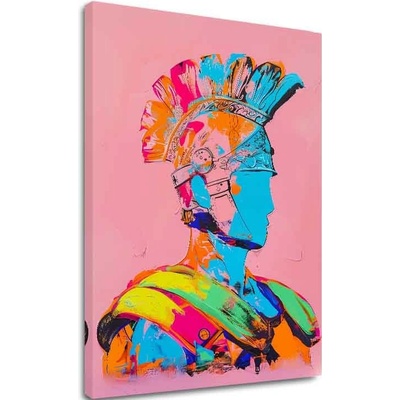 Obraz Modern Gladiator na plátne | dokončené rukou umelca - 60x90 cm
