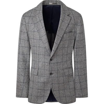HACKETT Сако Hackett Window Pane blazer - Grey (Light Grey / Blue)