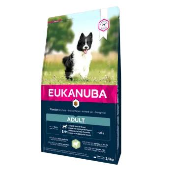 EUKANUBA Dog Adult Small Breed Lamb - Пълноценна суха храна за израснали кучета от малки породи с агнешко меси и ориз, 18 кг