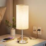 UPXNBOR Nightstand Lamp Touch, Table Lamp with USB-A & USB-C Charging Function - N-15 (N-15)