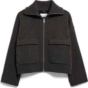 Armedangels Дамско ежедневно яке ARMEDANGELS Women's Cotton-Wool Knit Jacket Casual jacket - Steel Melange (103-3219-0314)