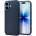Spigen Силиконов калъф Spigen Liquid Air за iPhone 17, тъмно син (ACS10370)
