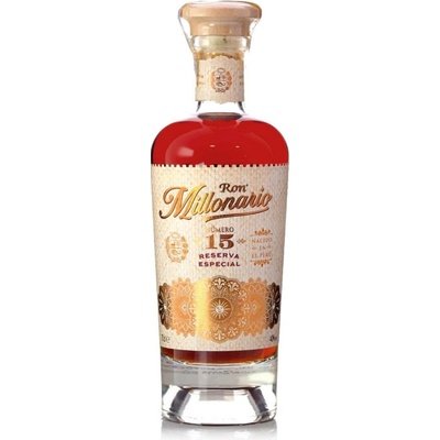 Millonario Reserva 15y 40% 0,7 l (dárkové balení 2 sklenice)