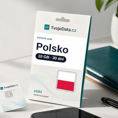 eSIM Polsko 10 GB / 29 dní - Polsko 22612C