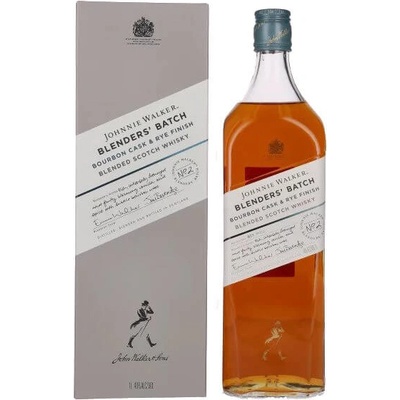 Johnnie Walker Blenders Batch Bourbon Cask & Rye Finish 40% 1 l (kartón)