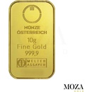 Münze Österreich zlatá tehlička 10 g