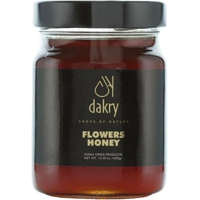 Dakry Olive Řecký květový med delikátní chuť nektaru divokých řeckých květin - 450 g