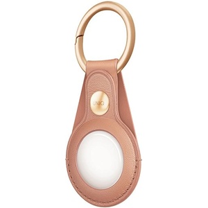 Uniq Кожен ключодържател за Apple AirTag - Uniq Domus Leatherette Case (розов) (UNIQ-AIRTAG-DOMPNK)
