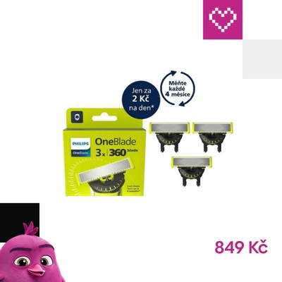 Philips OneBlade 360 QP430/50 3 ks – Zboží Dáma