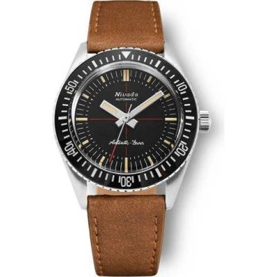 Nivada Grenchen Antarctic 32044A17 Brown Leather