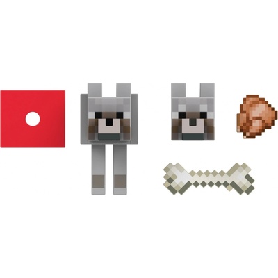Mattel Minecraft diamond level Wolf