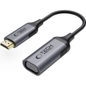 Tech-Protect Адаптер HDMI към VGA Full HD 60HZ от Tech Protect Ultraboost - Черен (5906302321827)