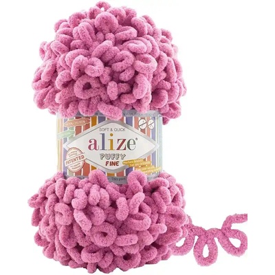 Alize Puffy Fine 178 tmavší růžová