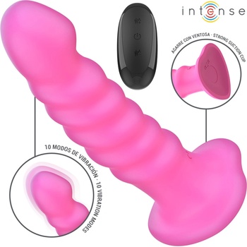 Intense Cindy Spiral Design Vibrator with Remote L Pink