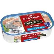 Connétable Treščia pečeň s morskou soľou z Guerande plech 121 g