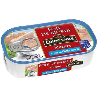Connétable Treščia pečeň s morskou soľou z Guerande plech 121 g