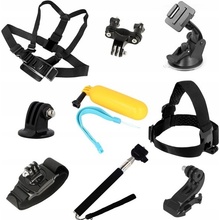 MG Set 9in1 set upevňovacího příslušenství na GoPro SJCAM HUR52693