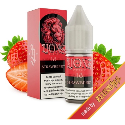 Lions Juice Strawberry freebase 10 ml 18 mg