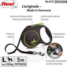 Flexi Vodítko Black Design pásek