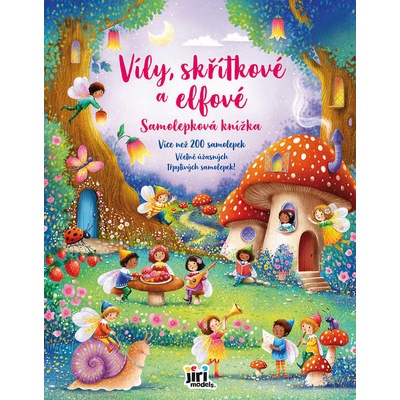 Samolepková knížka Víly, skřítkové a elfové