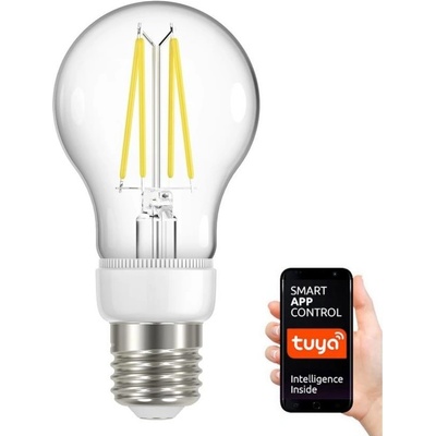 Immax NEO LITE SMART filamentová žárovka LED E27 7W teplá, studená bílá, stmívatelná, WiFi, TUYA