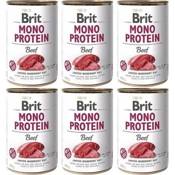 Brit Mono Protein Beef 6 x 400 g