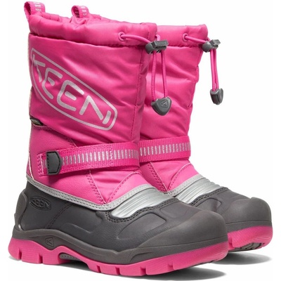 Keen SNOW TROLL WP CHILDREN fuchsia purple/silver
