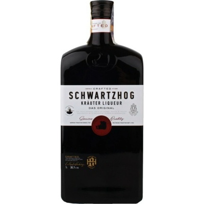 Schwartzhog Kräuter Liqueur 36,7% 1 l (holá láhev)