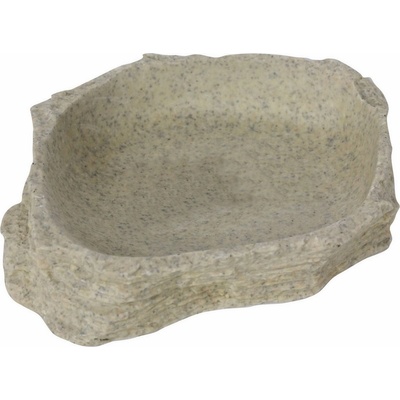 Savannah Stone Age Dish Series Reptiles-Planet - Каменна хранилка за терариум, XS 11 x 2.5 x 0.9 см