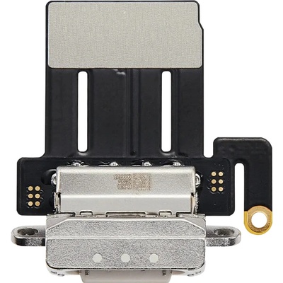 Nabíjecí obvod + Flex kabel iPad Pro 11" 5. gen (2024) Aftermarket Plus – stříbrný IPD0300