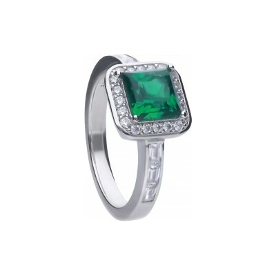 Diamonfire strieborný prsteň R3749
