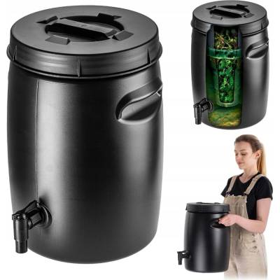 Kadax Kompostér 1-komorový 25 l černý