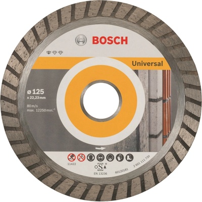 BOSCH Diamantový dělicí kotouč Standard for Universal Turbo 125 x 22,23 x 2 x 10 mm 2.608.602.394