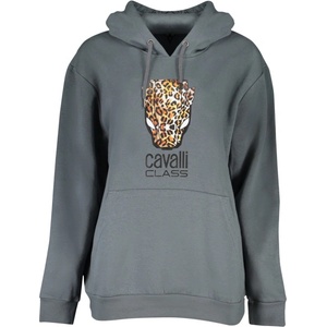 Cavalli class Дамски суитшърт без цип cavalli class, Цвят Сиво (qxt66ycf062_gr05014)