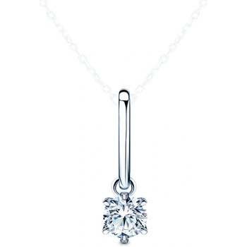 SAVICKI Висулка savicki: бяло злато, лабораторен диамант