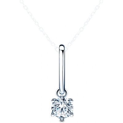 SAVICKI Висулка savicki: бяло злато, лабораторен диамант