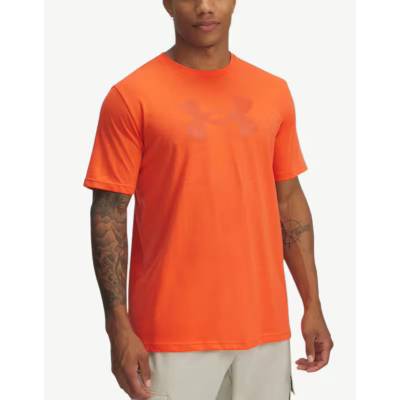 Under armour Reflective Big Logo Ss Tee Orange