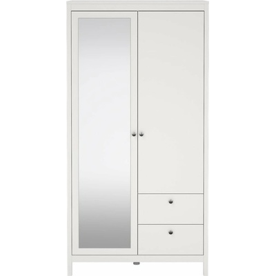 Tvilum Madrid so zrkadlom 102 x 199 x 58 cm biela